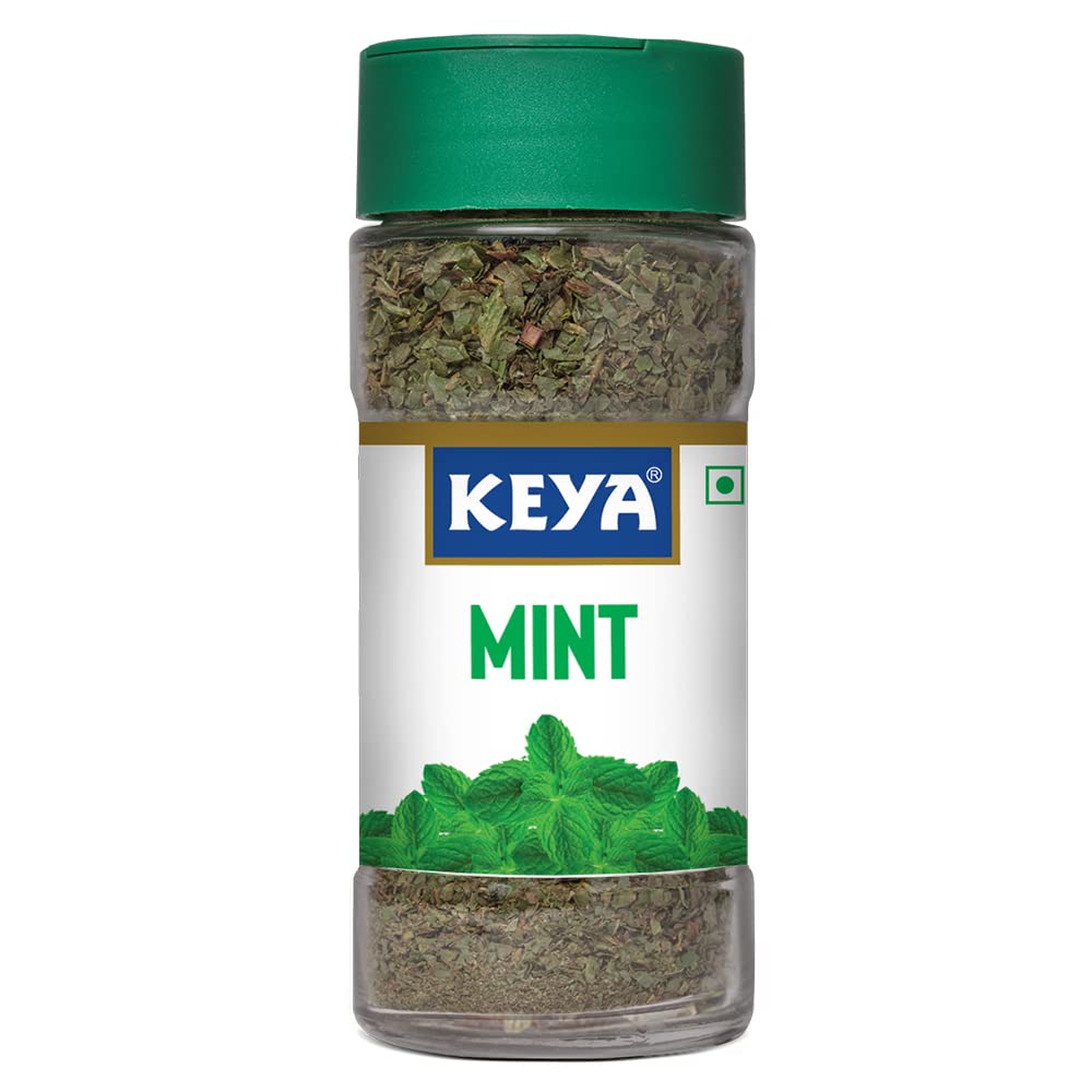 Keya Mint | Seasoning for Meats, Soups, Sauces, Vegetables, and Beverages | Rich in Antioxidants & Supports Digestion | No Artificial Flavours or Colours | 7g