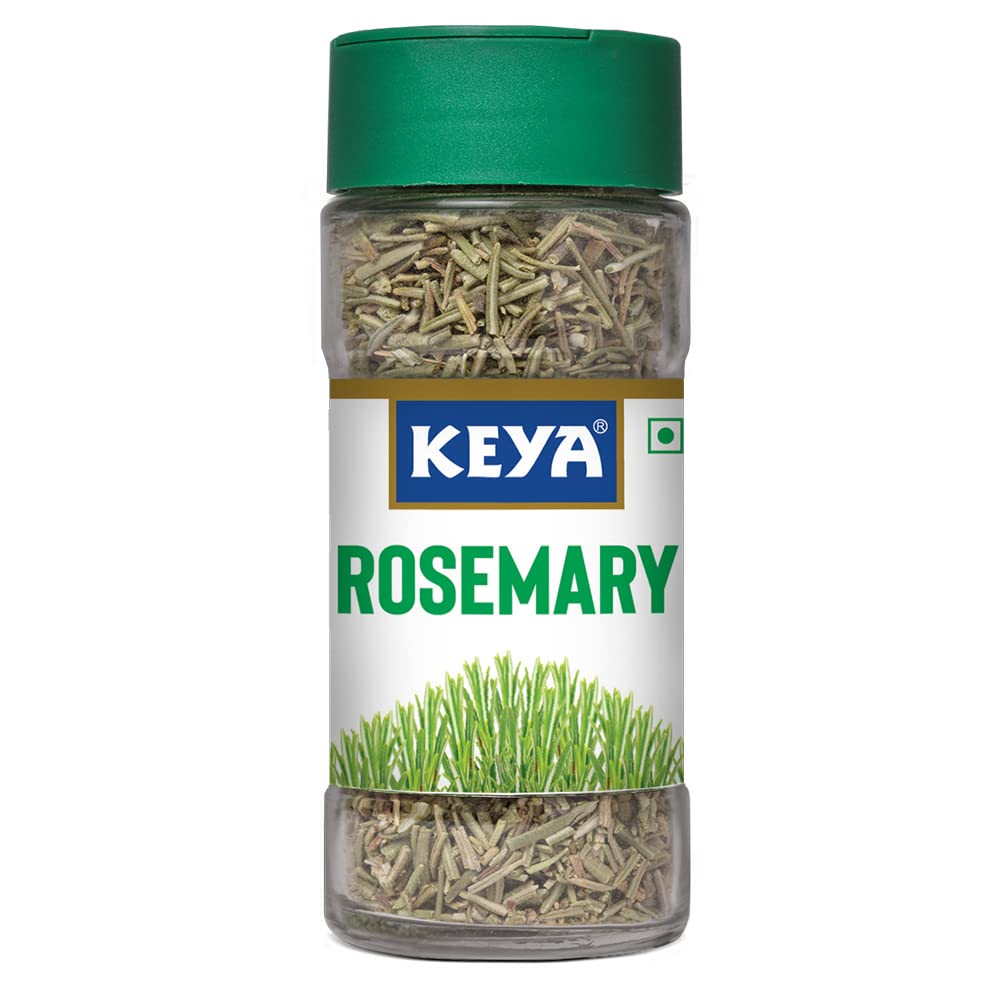 Keya Rosemary | Freeze Dried | Seasoning for Roasts, Soups, Sauces, and Marinades | Rich in Antioxidants & Supports Immunity | No Artificial Flavours or Colours | 17g