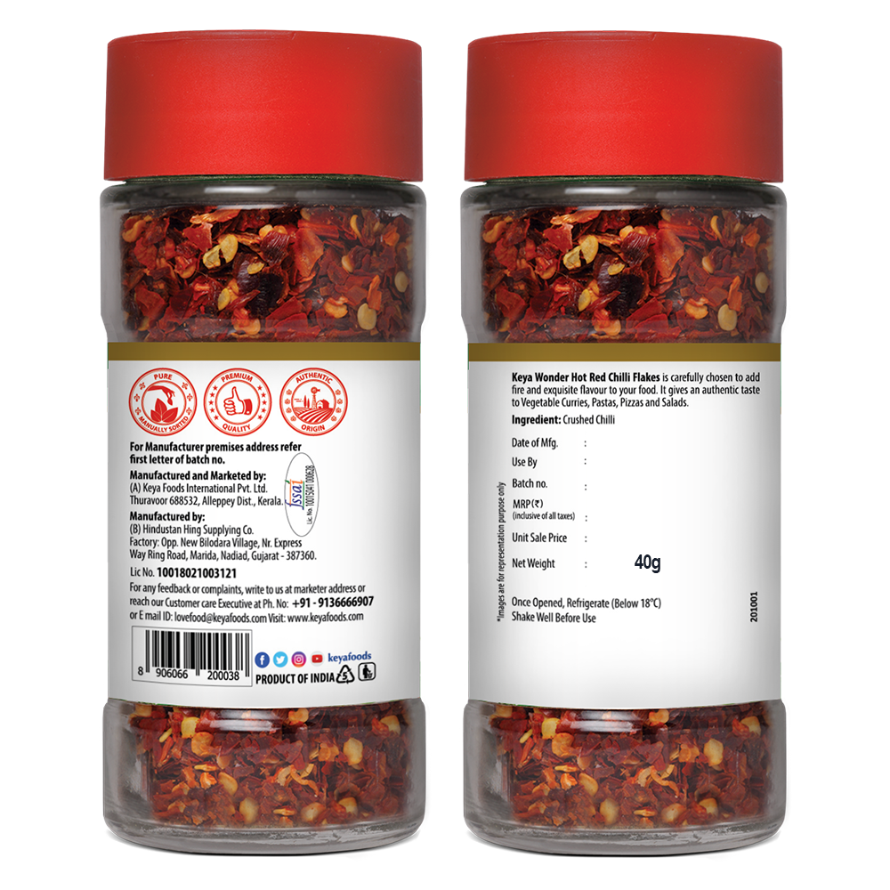 Keya Herb and Seasonings Combo Oregano 15g, Garlic Bread Seasoning 50g, Red Chilli Flakes 40g | Pack of 3