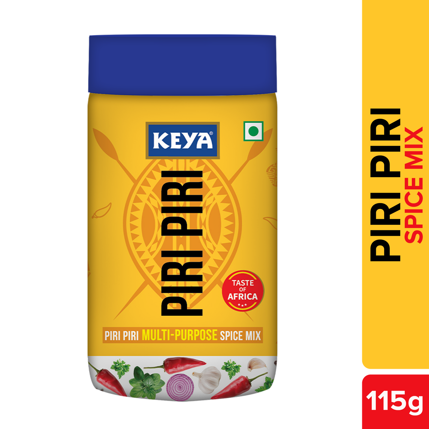 Keya Sprinklers Combo | Italian Pizza Oregano 80g | Piri Piri 100g | Seasonings For Pizza & Pasta | Premium All Natural & Healthy Italian Spice Blend for Pizza, Pasta | Sprinkler | No Artificial Flavours and Colours | Pack of 2