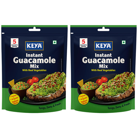 Keya Instant Guacamole Mix Multipack 25g | Guacamole Dip | Avocado | Mexican Cuisine | Seasoning | Pack Of 2