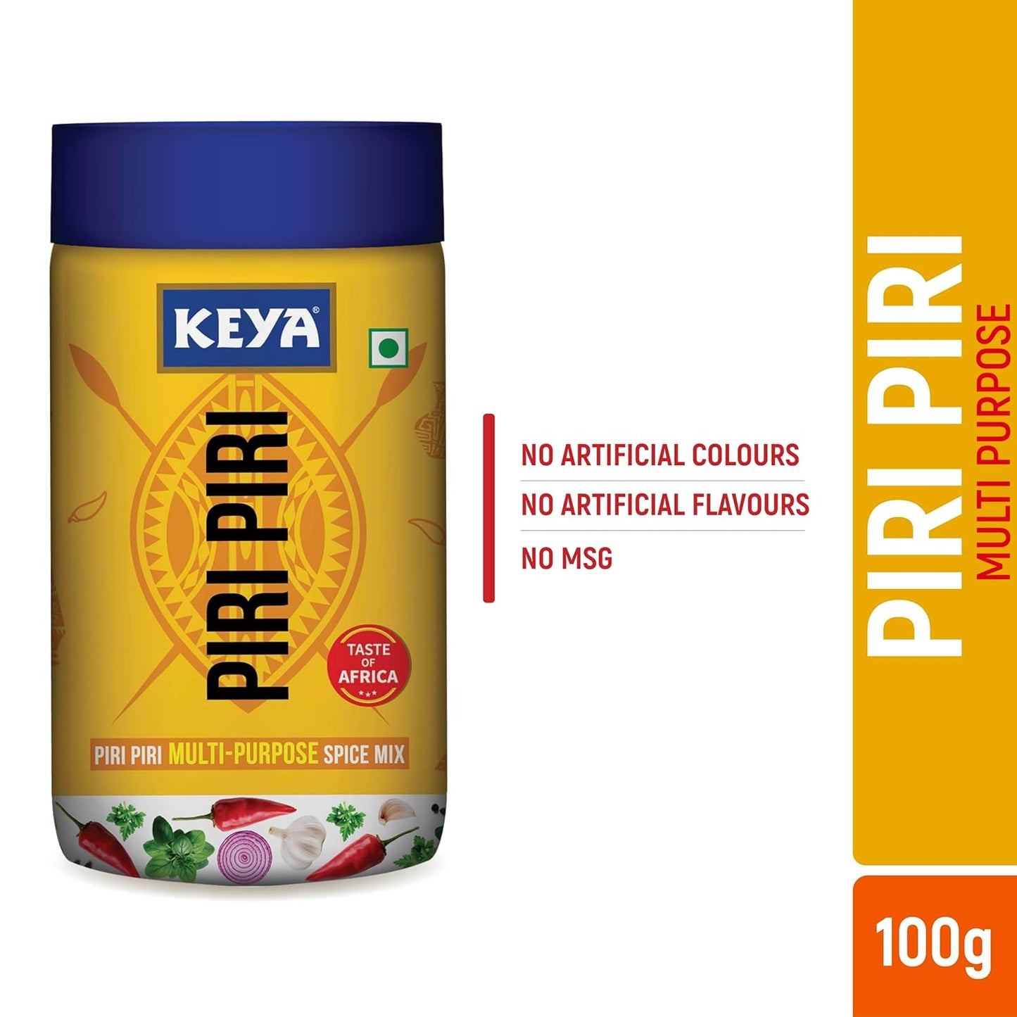 Keya International Sprinklers Combo | Italian Pizza Oregano 80gm | Piri Piri 100gm | Italian Pizza Chilli 70gm | Pack of 3