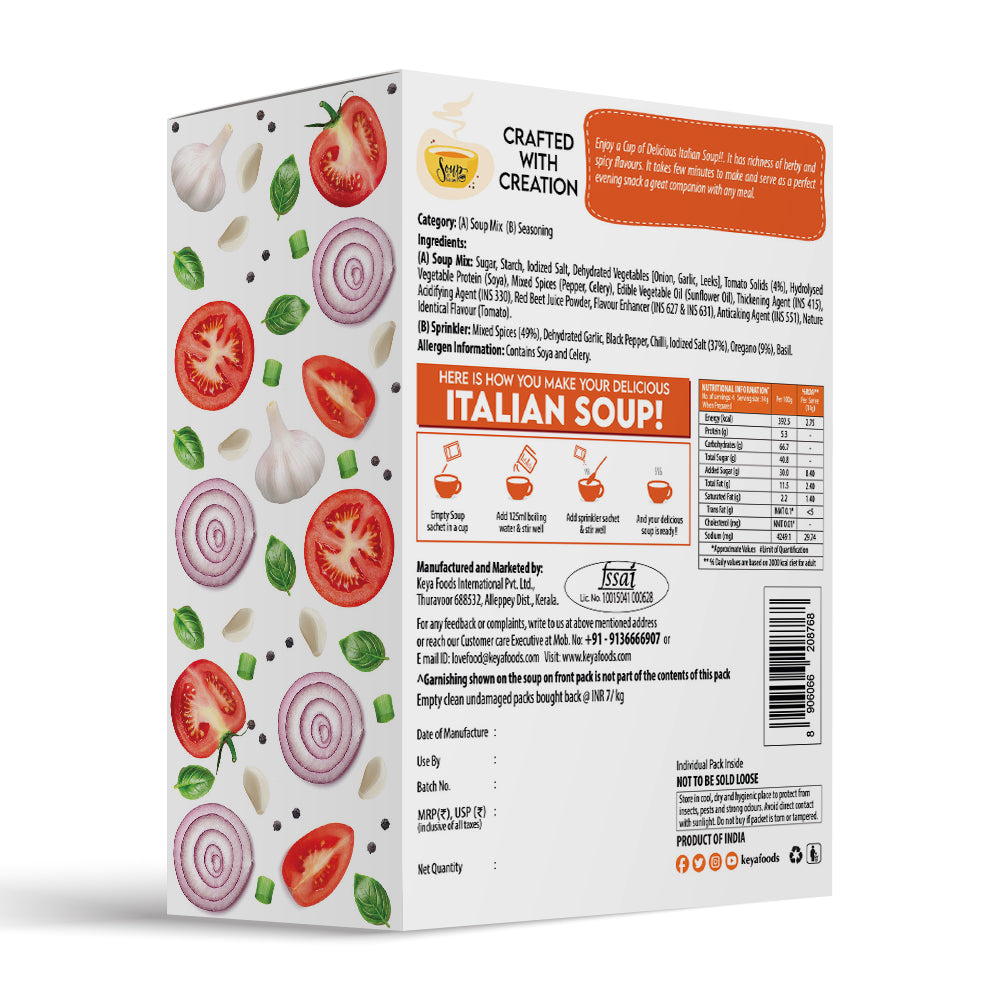 Keya Italian Soup | Tomato & Herbs 56g