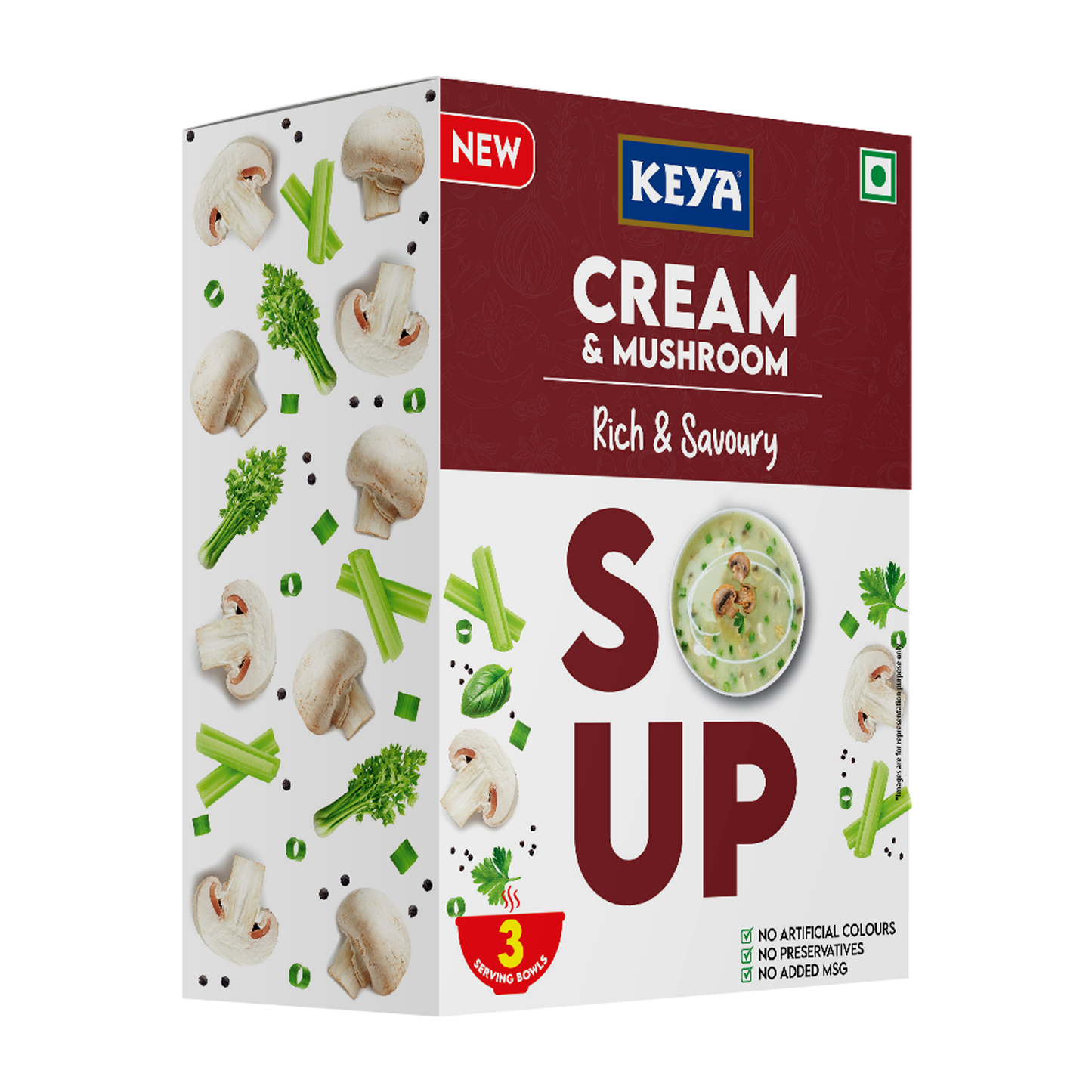 Keya Cream and Mushroom Soup 33g