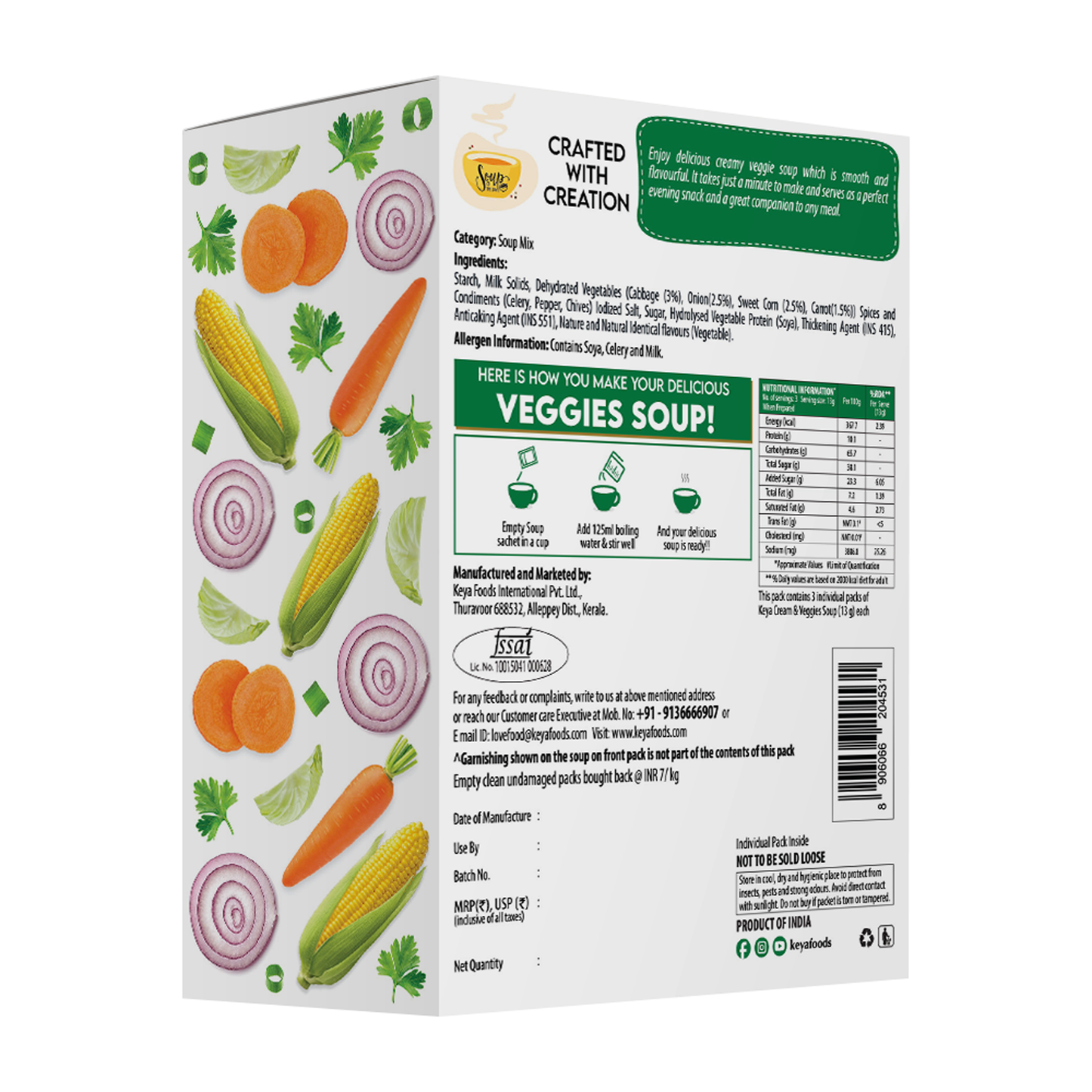 Keya Veg Creamy Soups Combo Pack