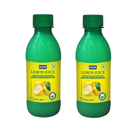 Keya Lemon Juice 250ml (Pack Of 2)