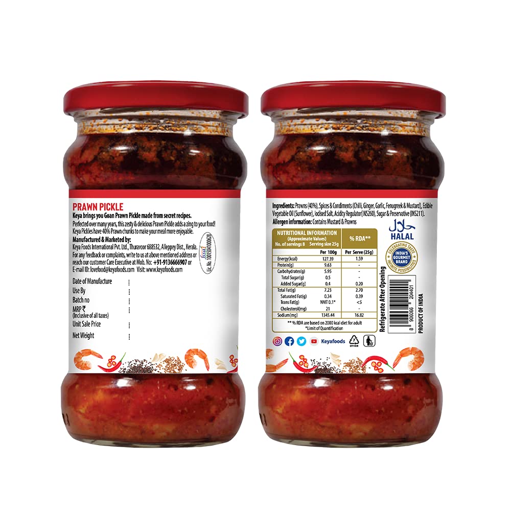 Keya Prawn Pickle 200g