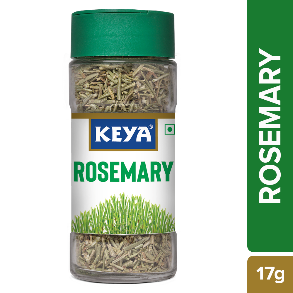 Keya Rosemary | Freeze Dried | Seasoning for Roasts, Soups, Sauces, and Marinades | Rich in Antioxidants & Supports Immunity | No Artificial Flavours or Colours | 17g