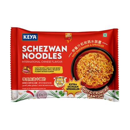 Kimchi & Schezwan Instant Noodles Combo Pack (4 Kimchi + 4 Schezwan)