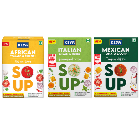 Keya Veg Premium Soups Combo (Pack of 3)