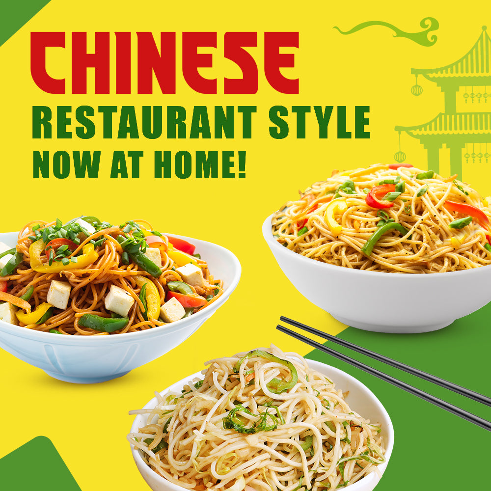 Keya Hakka Noodle Veg 150g | Chinese Restaurant Style | Quick & Easy to Prepare | Steamed & Air Dried | No Oil | Natural Ingredients | No Trans Fat | Premium Quality | Delicious Taste | Ideal for Home-Cooked Chinese Meals Pack of 2