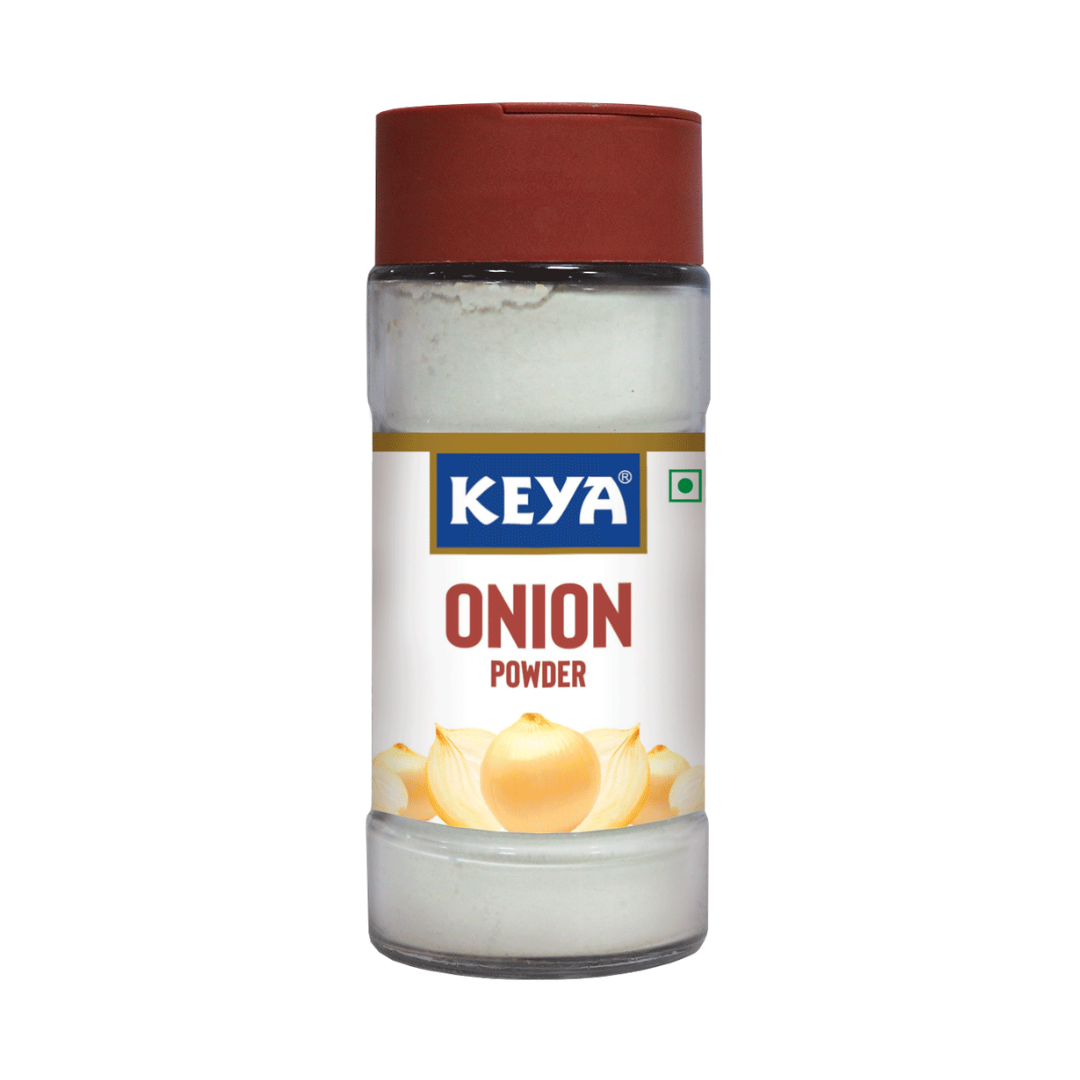 Keya Onion Powder 50g | Pure, All-Natural, Dehydrated White Onion Powder for Cooking, Seasoning & Spices | No Additives, Preservatives |