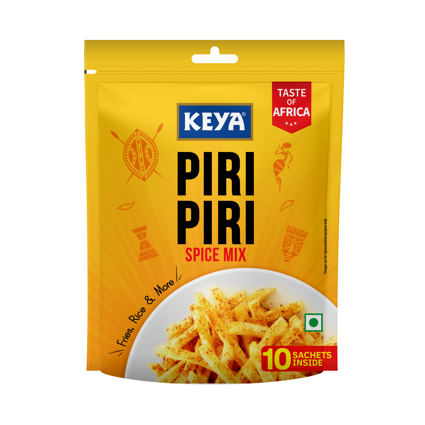 Keya Spice Mix Multipacks | Pizza Oregano 40g, Piri Piri 40g, Pizza Chilli Flakes 20g, Pack of 3