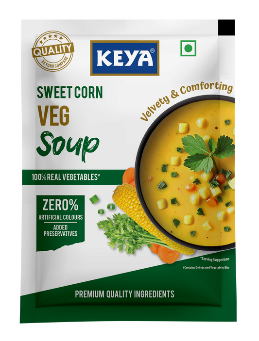 Keya Sweet Corn Veg Soup Four Serves 48g