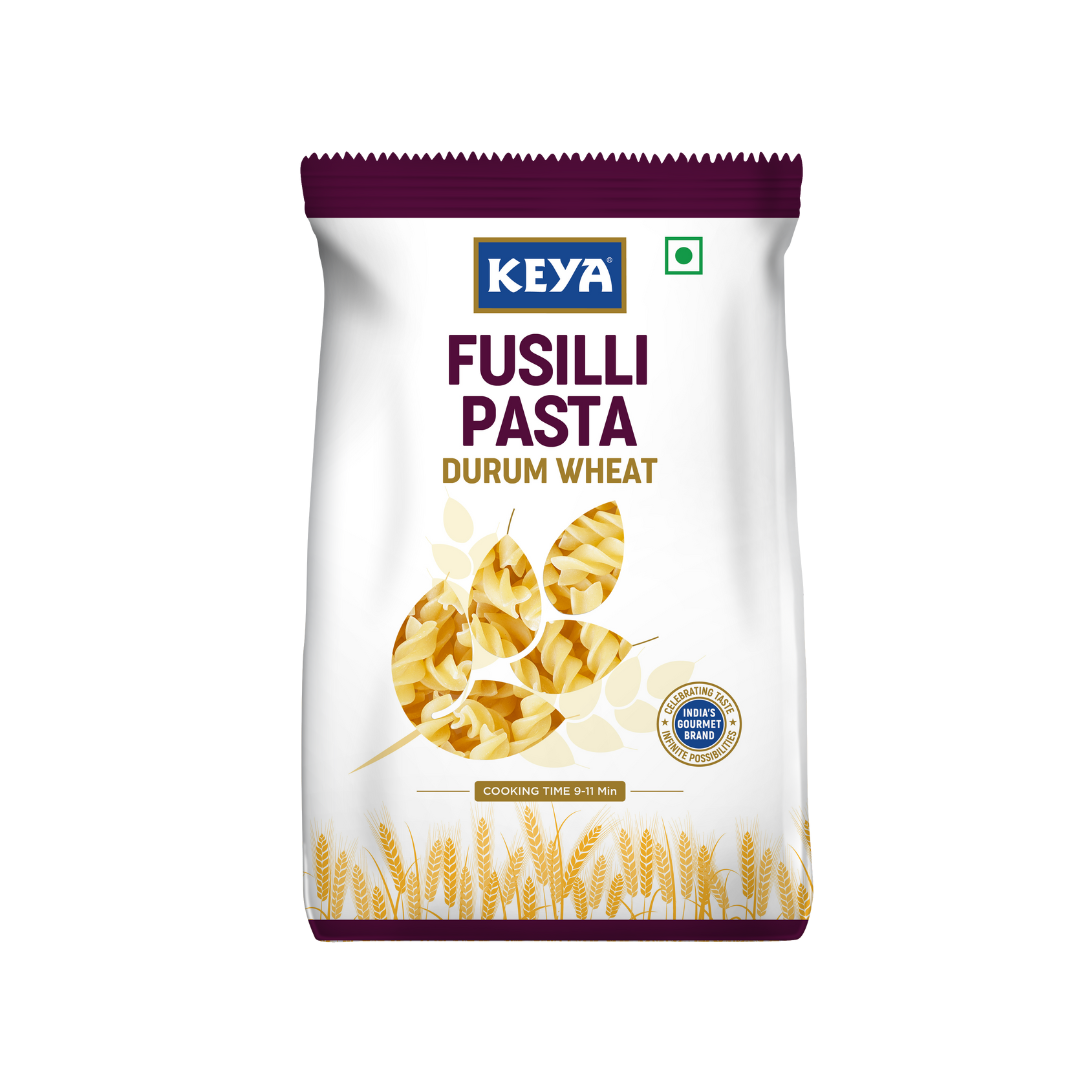 Keya No Maida 100% Durum Wheat Fusilli Pasta, 400g