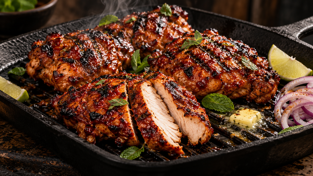 Schezwan Chicken That Bites Back: Charred and Juicy