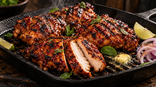 Schezwan Chicken That Bites Back: Charred and Juicy