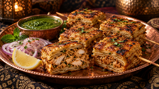 Cajun Chicken Kababs: A Nawabi Makeover for Leftover Roti