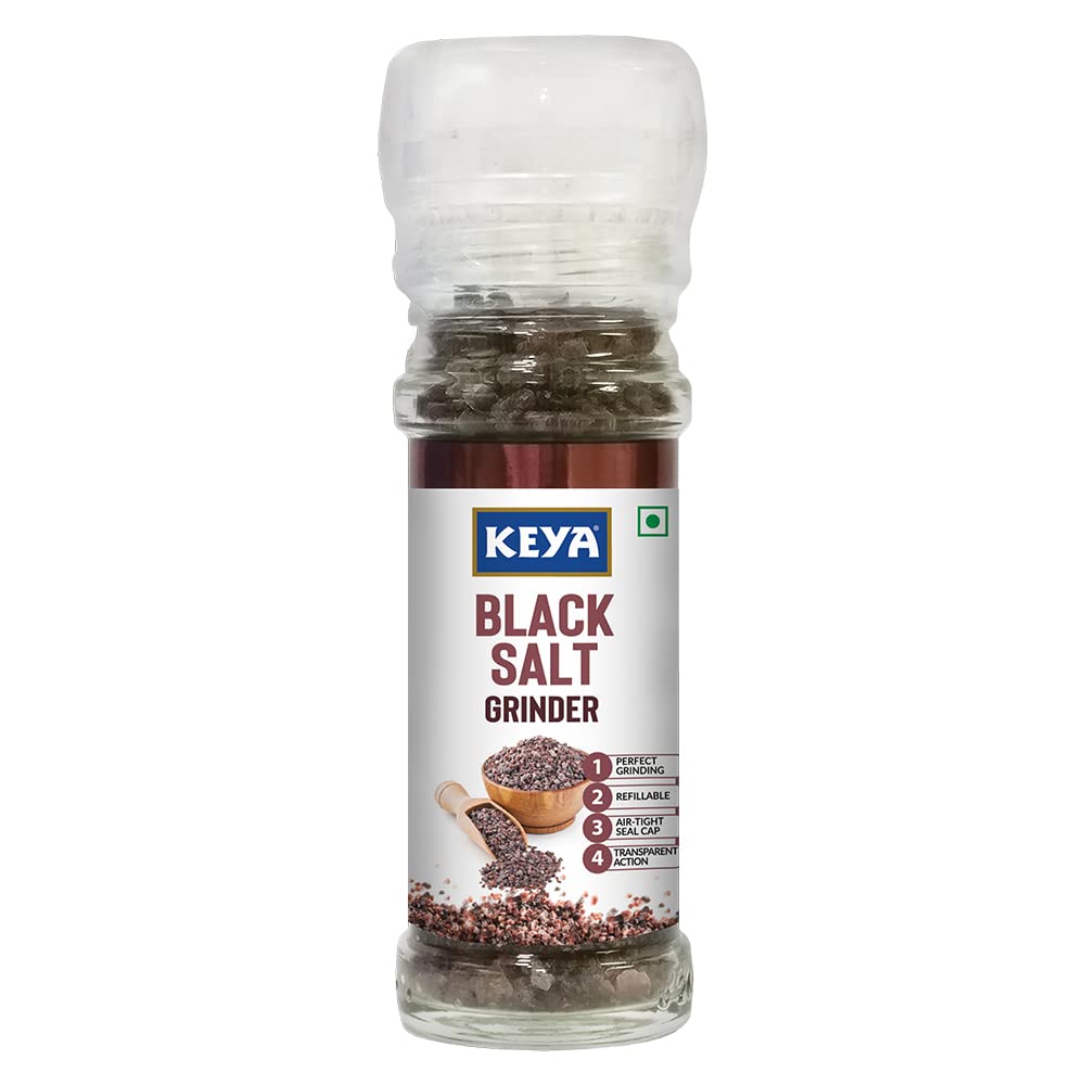 Keya Black Salt Grinder 100g