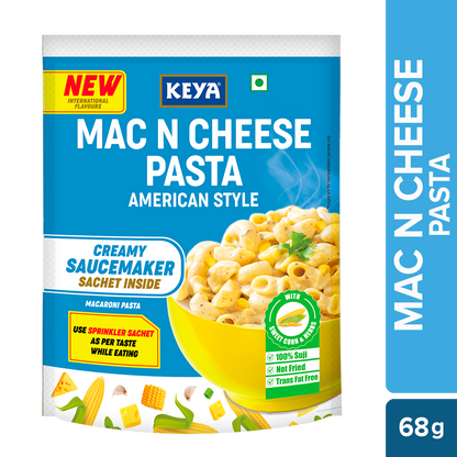 Keya Mac&Cheese,Masala & Piri Piri Instant Pasta Combo