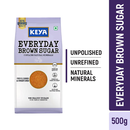 Keya Everyday Brown Sugar 500g | Pack of 2