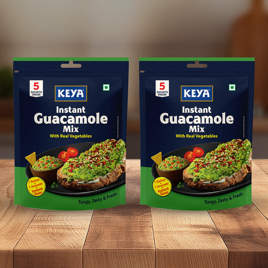 Keya Instant Guacamole Mix Multipack 25g | Guacamole Dip | Avocado | Mexican Cuisine | Seasoning | Pack Of 2
