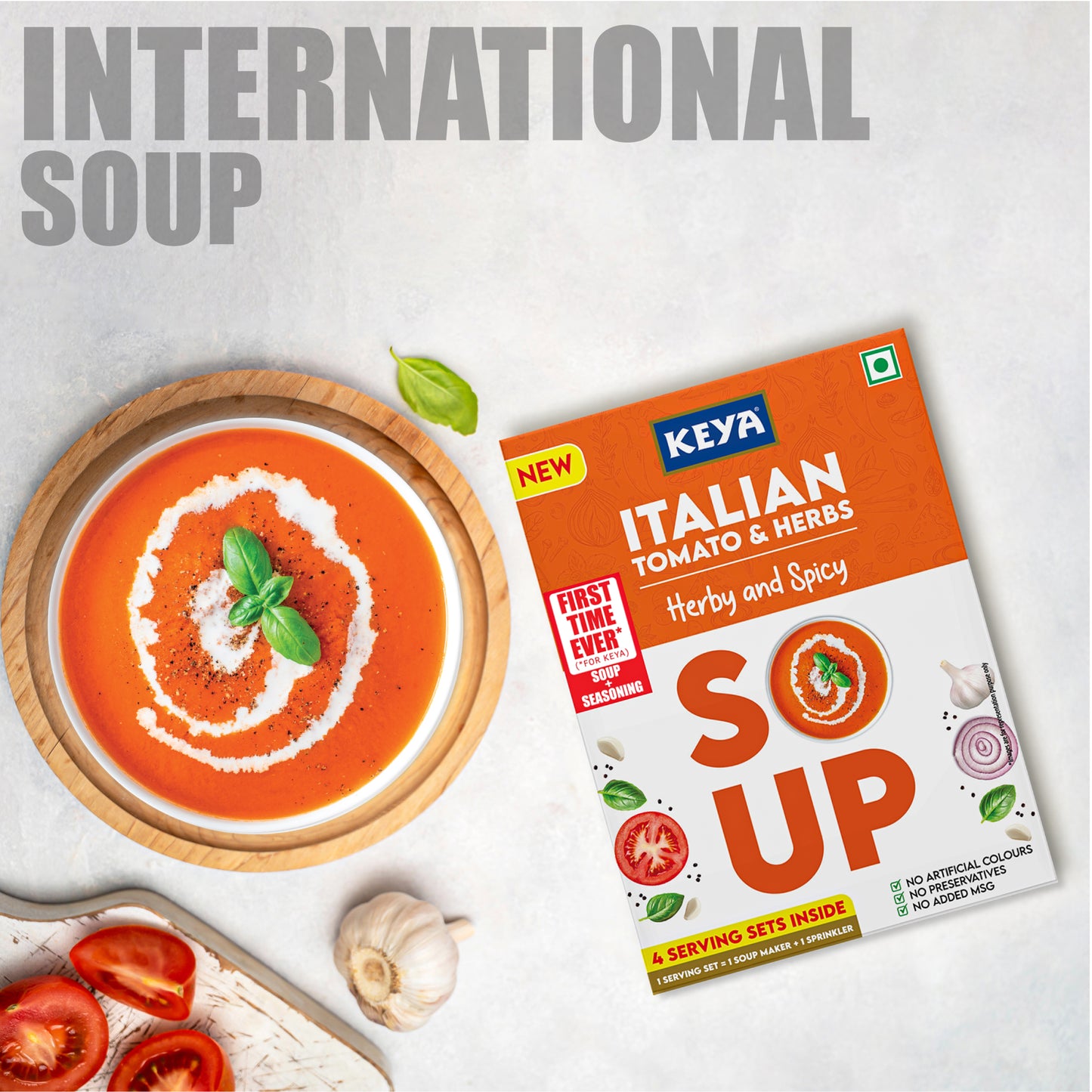 Keya Italian Soup | Tomato & Herbs 56g