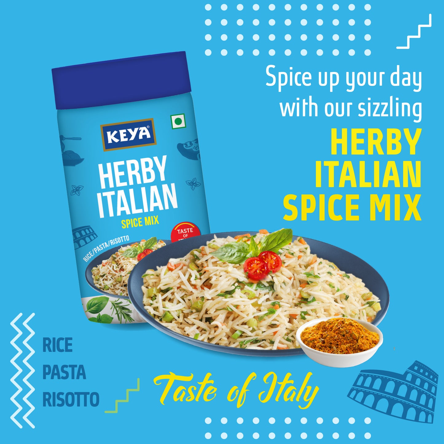 Keya Herby Italian Spice Mix 75g
