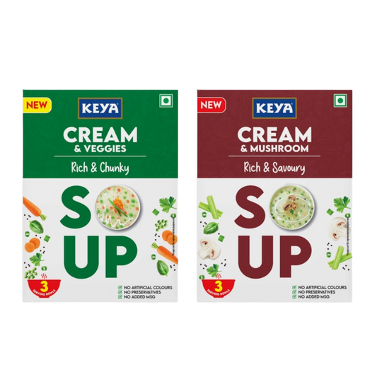 Keya Veg Creamy Soups Combo Pack