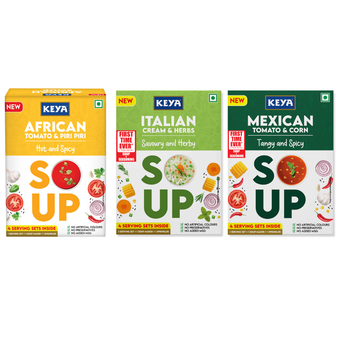 Keya Veg Premium Soups Combo (Pack of 3)