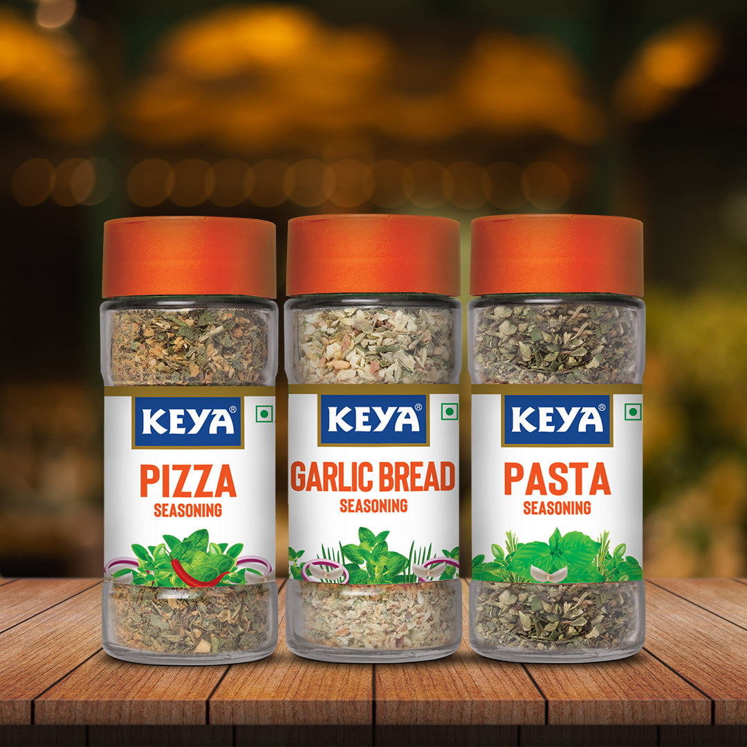 Keya Seasoning Combo| Keya Garlic Bread Seasoning 50g, Keya Pasta ...