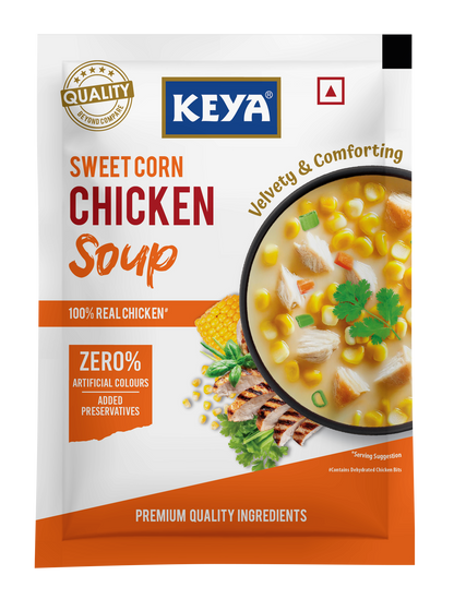 Keya Sweet corn Chicken Soup Four Serves 42g