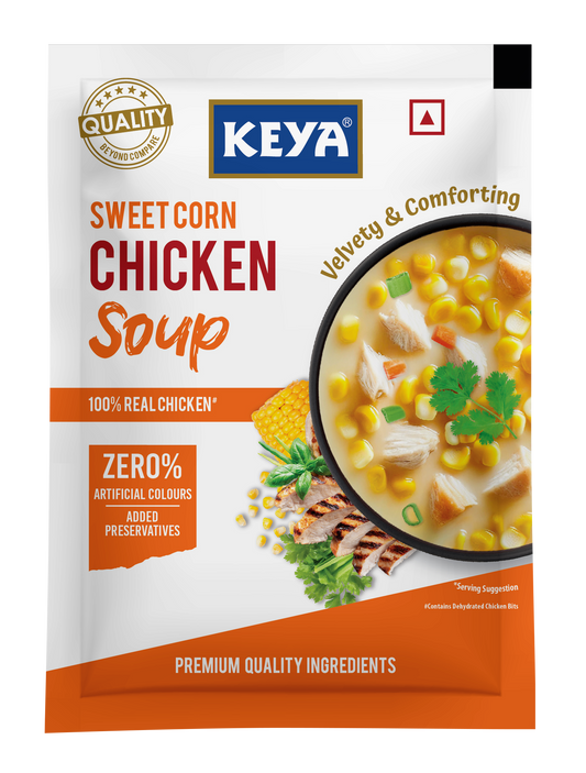 Keya Sweet corn Chicken Soup Four Serves 42g