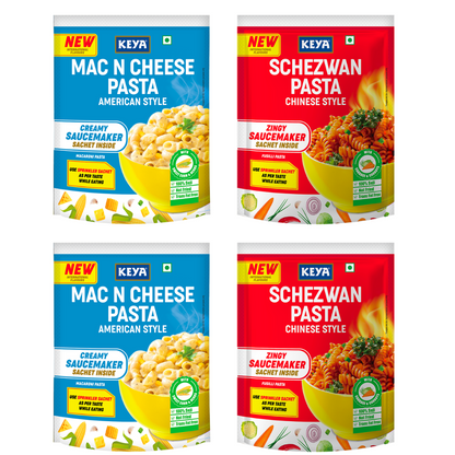 Schezwan & Mac&Cheese Instant Pasta Combo