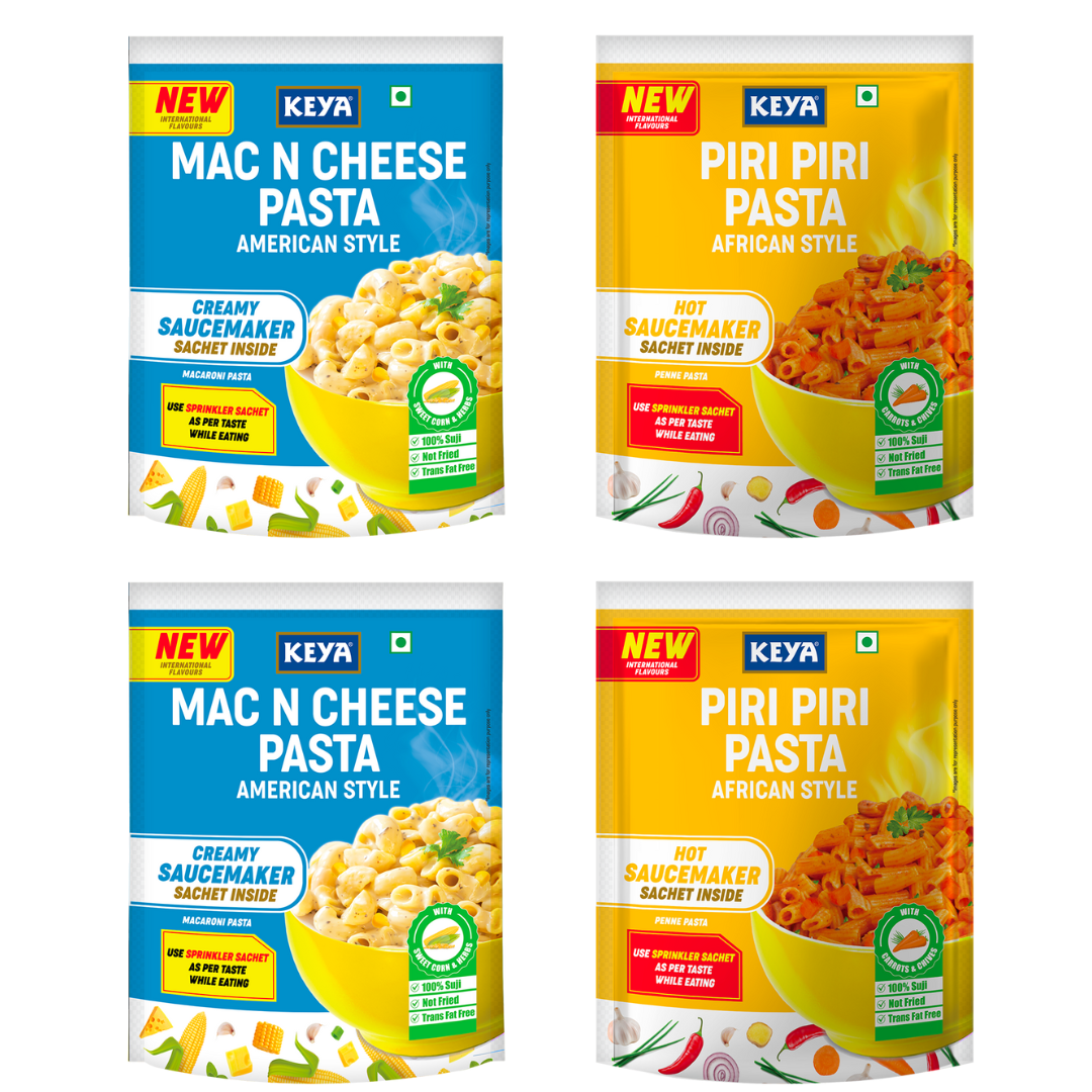 Piri Piri & Mac&Cheese Instant Pasta Combo
