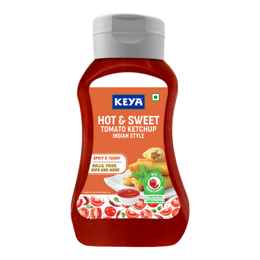 Keya Hot and Sweet Tomato Ketchup 310g